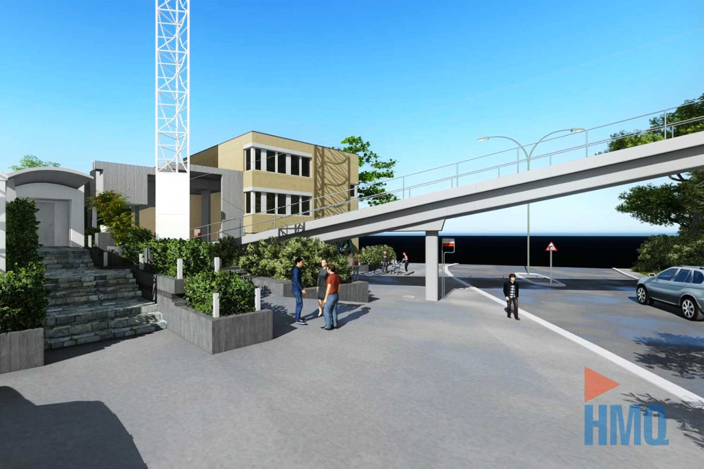 3D-Modeling Dolderbahn mit Brücke, HMQ AG