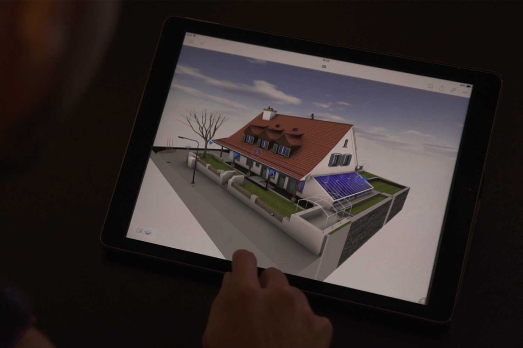BIMx Kurzvideo, 3D-Modell auf Tablet, HMQ AG