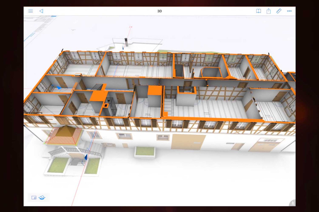 BIMx-3D-Modell, Grundriss, HMQ AG
