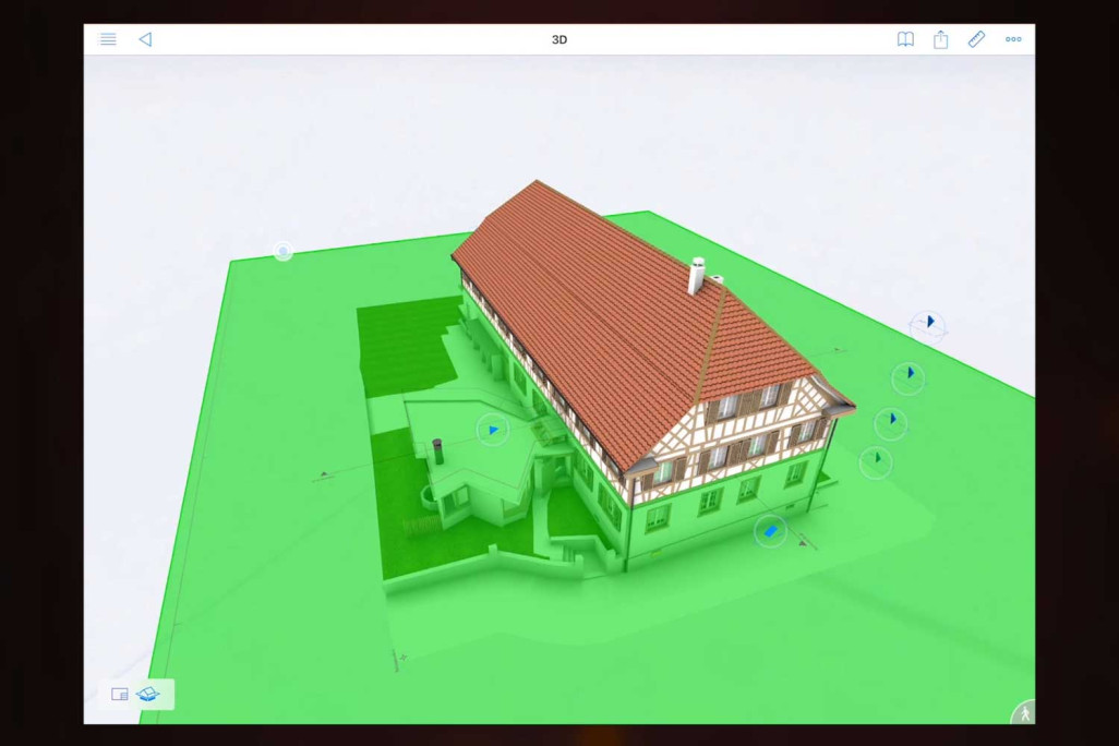 BIMx-3D-Modell, Grundriss Schnitt, HMQ AG