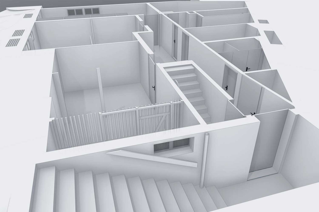 Savognin GR, Gebäudevermessung 3D-Grundriss in Graubünden, HMQ AG