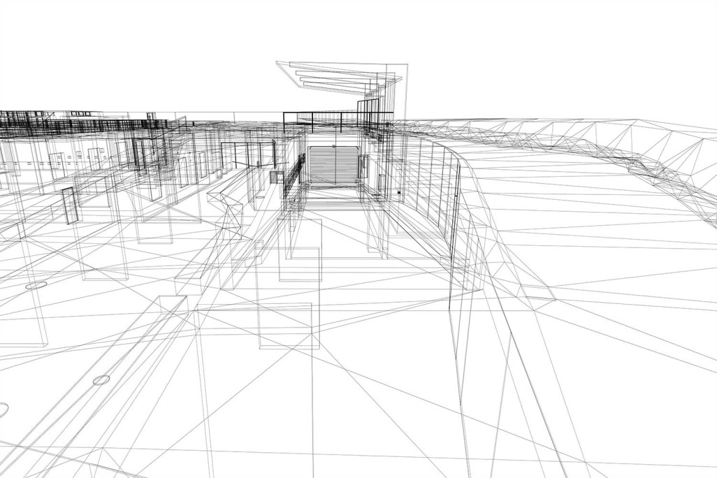 3D-Modellierung Tiefgarage mit Umgebung, HMQ AG