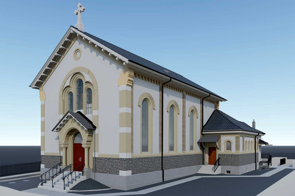 Bern, Kapelle 3D-Modell, HMQ AG