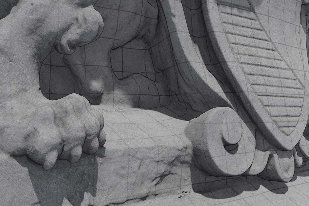 Zürich, 3D Löwen Detail, HMQ AG