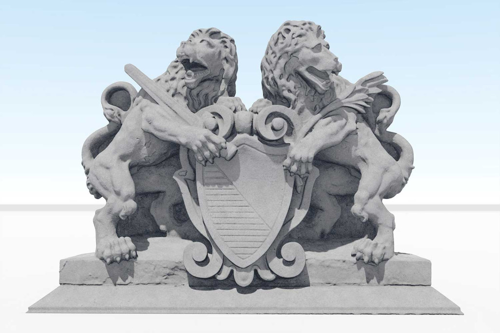 Zürich, 3D Löwenwappen, HMQ AG