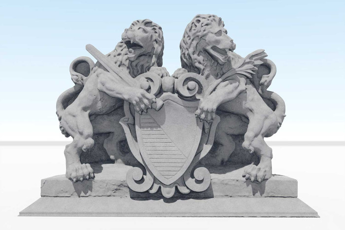 Löwenornament Militärkaserne