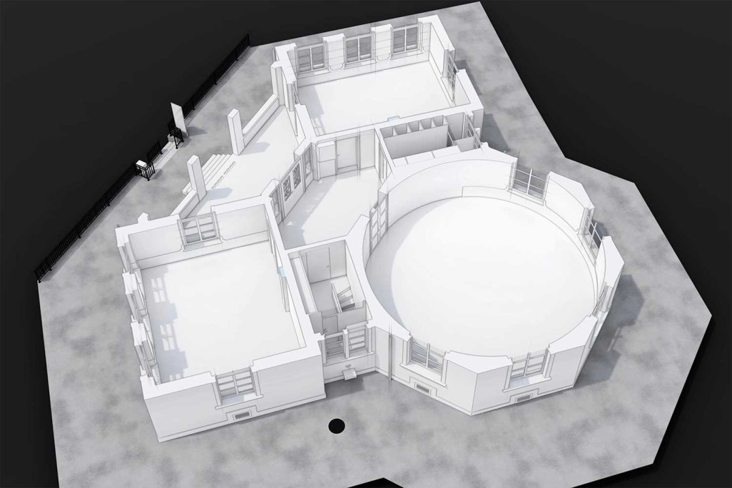 Frauenfeld, Gebäudeaufnahme Kindergarten, 3D-Grundriss, HMQ AG
