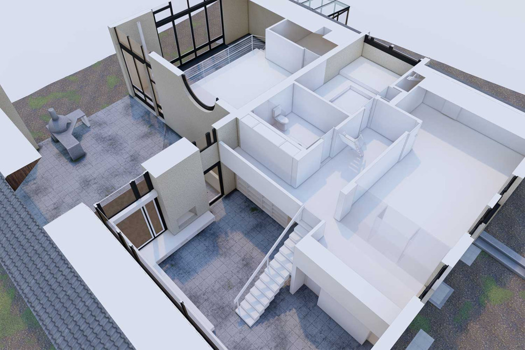 Greifensee ZH, Gebäudevermessung 3D-Grundriss, HMQ AG