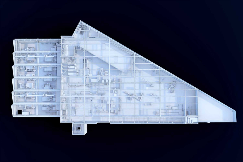 Jona, Geberit Produktionshalle 3D-Grundrisse, HMQ AG