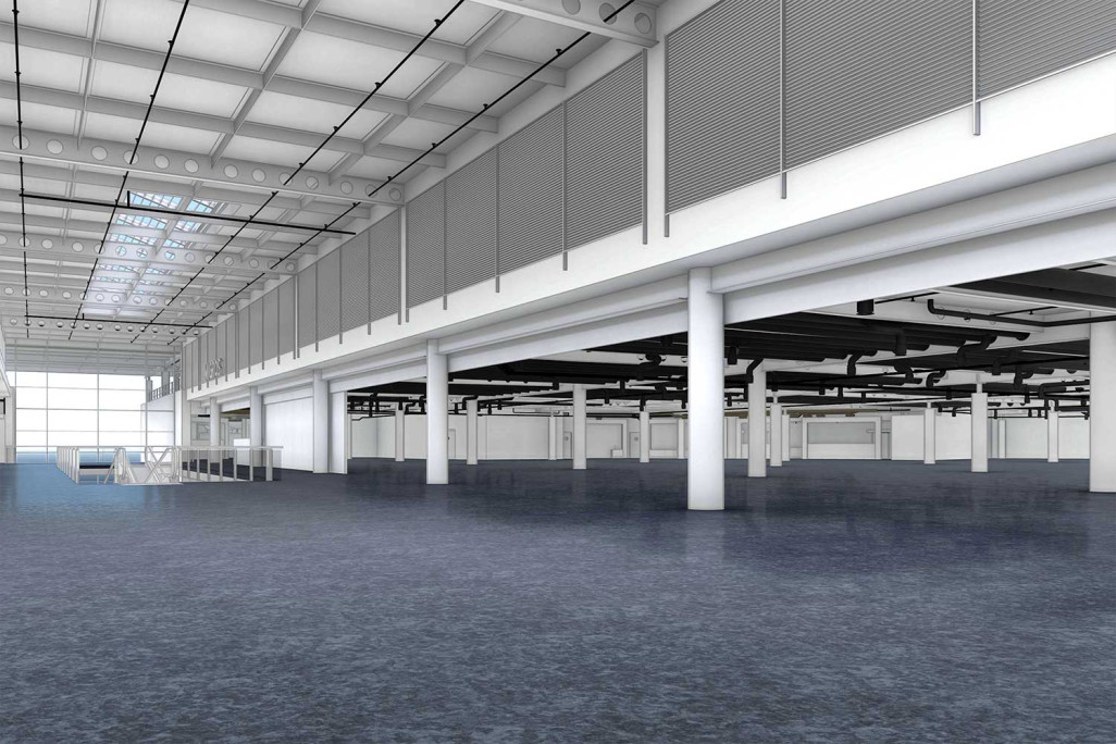 Interlaken, Migros Rugenpark, Gebäudeaufnahme 3D-Modell, HMQ AG