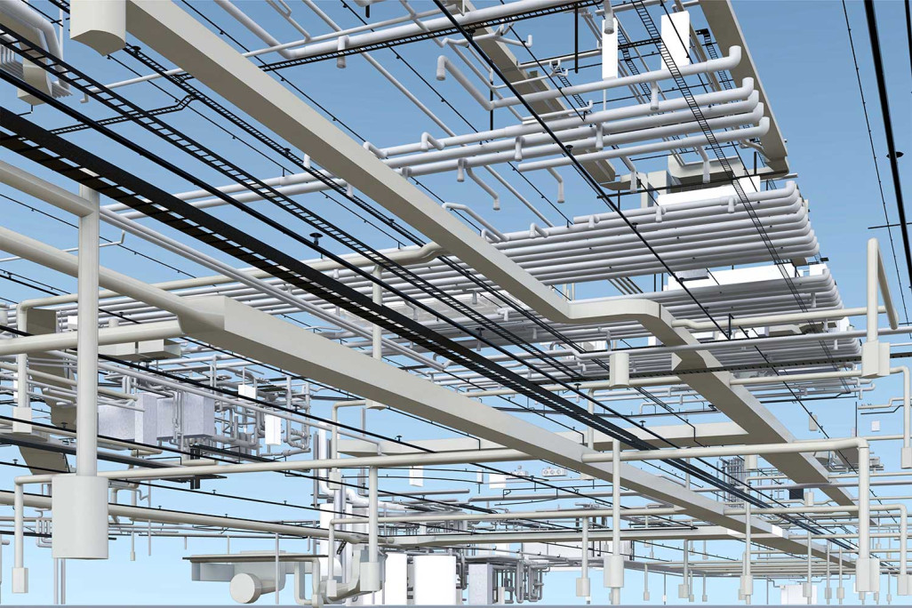 Interlaken, Migros Rugenpark, Gebäudevermessung 3D-Modellierung, HMQ AG