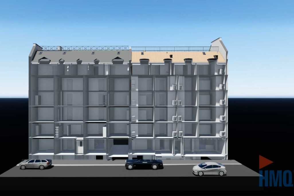 3D-Modell Längsschnitt, HMQ AG