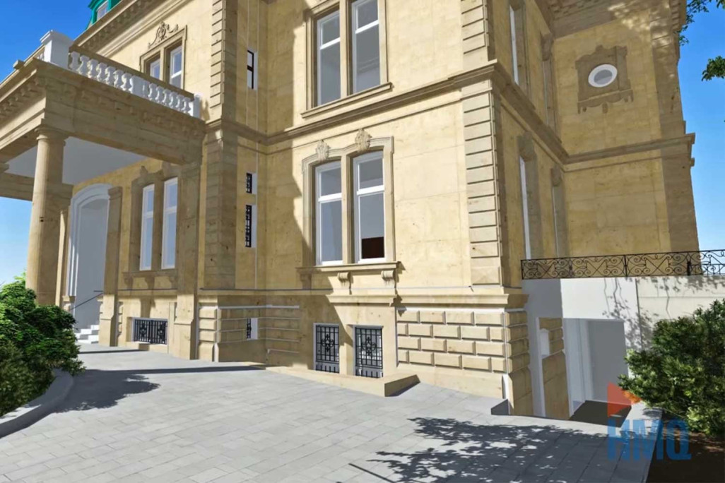 Zürich, Villa Windegg, 3D-Modell, HMQ AG