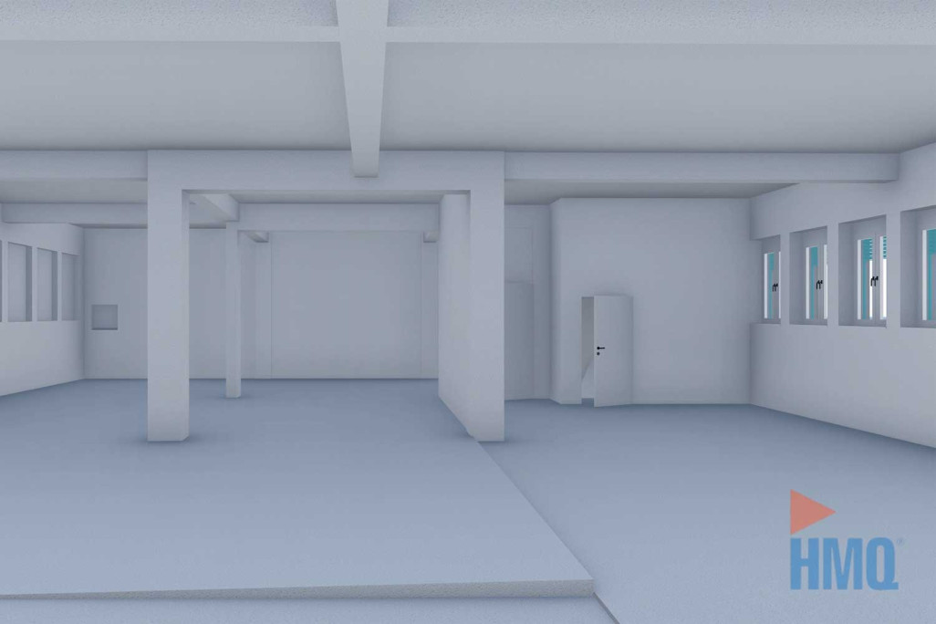 Industrieanlage Ramseier, 3D-Modell Innen, HMQ AG