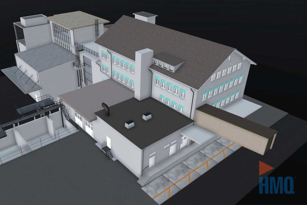 Industrieanlage Ramseier, 3D-Modellierung, HMQ AG