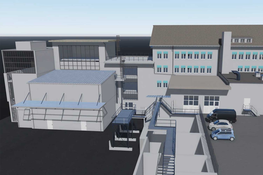 Sursee, Industrie Ramseier, 3D-Modell, HMQ AG