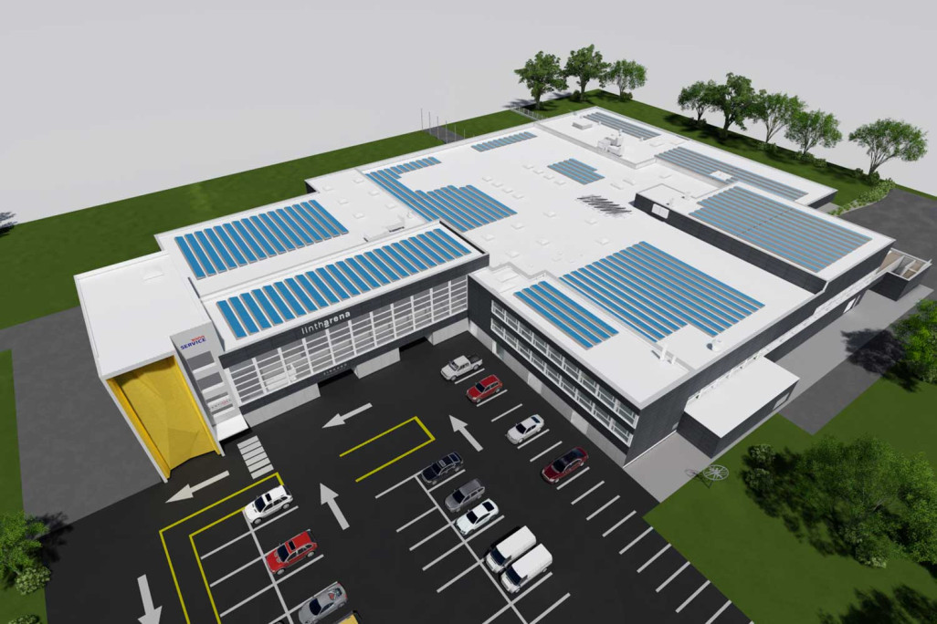 Näfels GL, Sportzentrum Lintharena, 3D-Modell ArchiCAD, HMQ AG