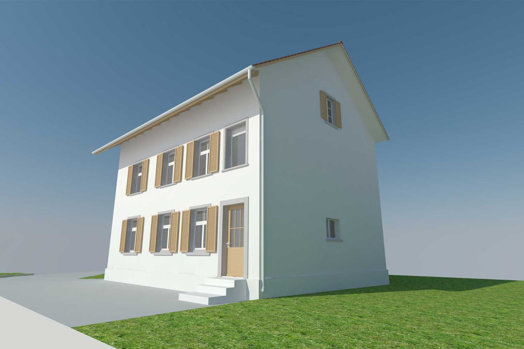 3D-CAD-Modell in ArchiCAD, HMQ AG