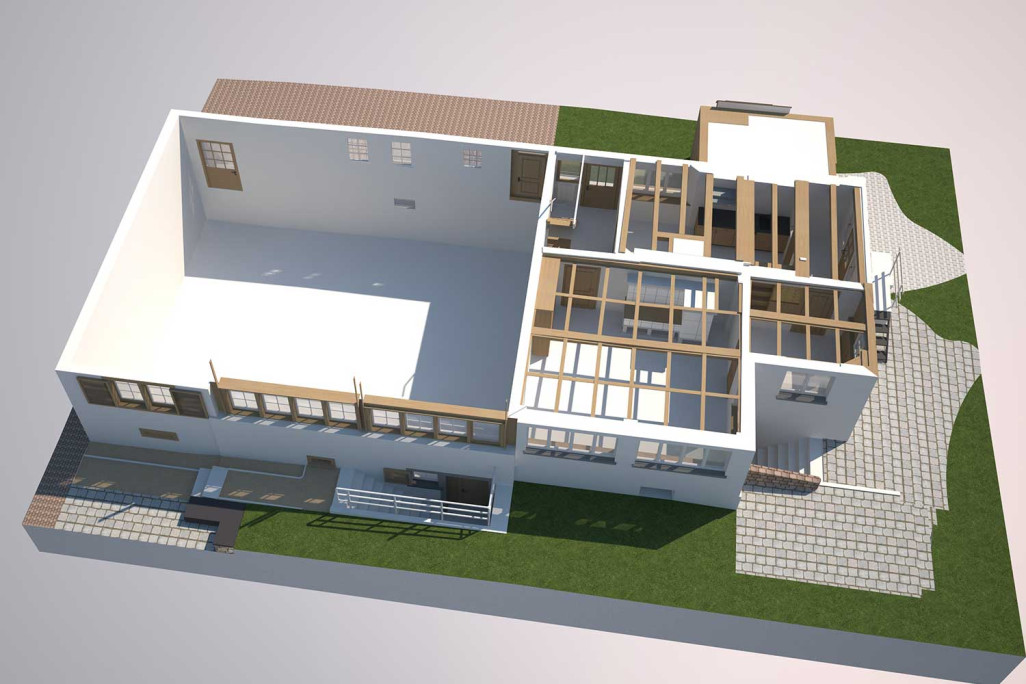 3D-Modell aus 3D-Laserscanning, HMQ AG