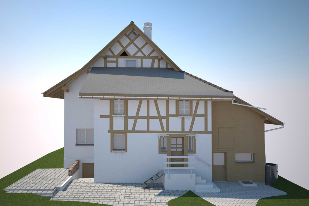 3D-Modell aus Gebäudeaufnahme, HMQ AG