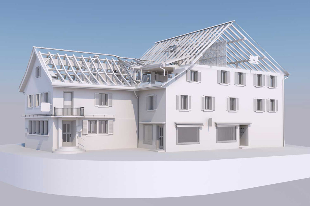 3D-CAD-Modell, ArchiCAD, HMQ AG