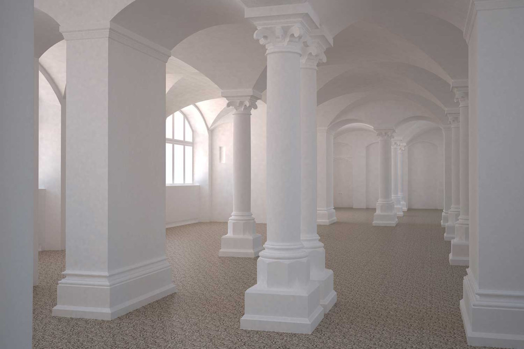 3D-Modellierung vom Landesmuseum Zürich, HMQ AG