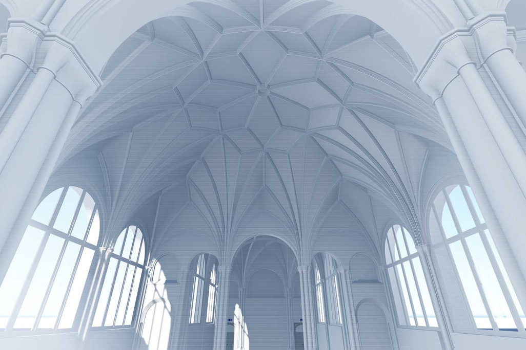 3D-Modell vom Landesmuseum Zürich, HMQ AG