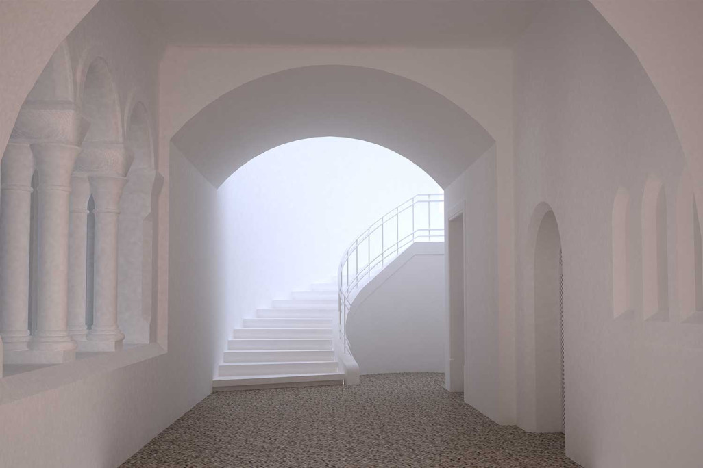 3D-Modell mit Materialisierung vom Landesmuseum Zürich, HMQ AG