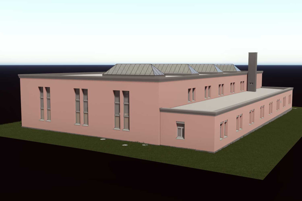 Lokremise Chur, 3D-CAD-Modell, HMQ AG