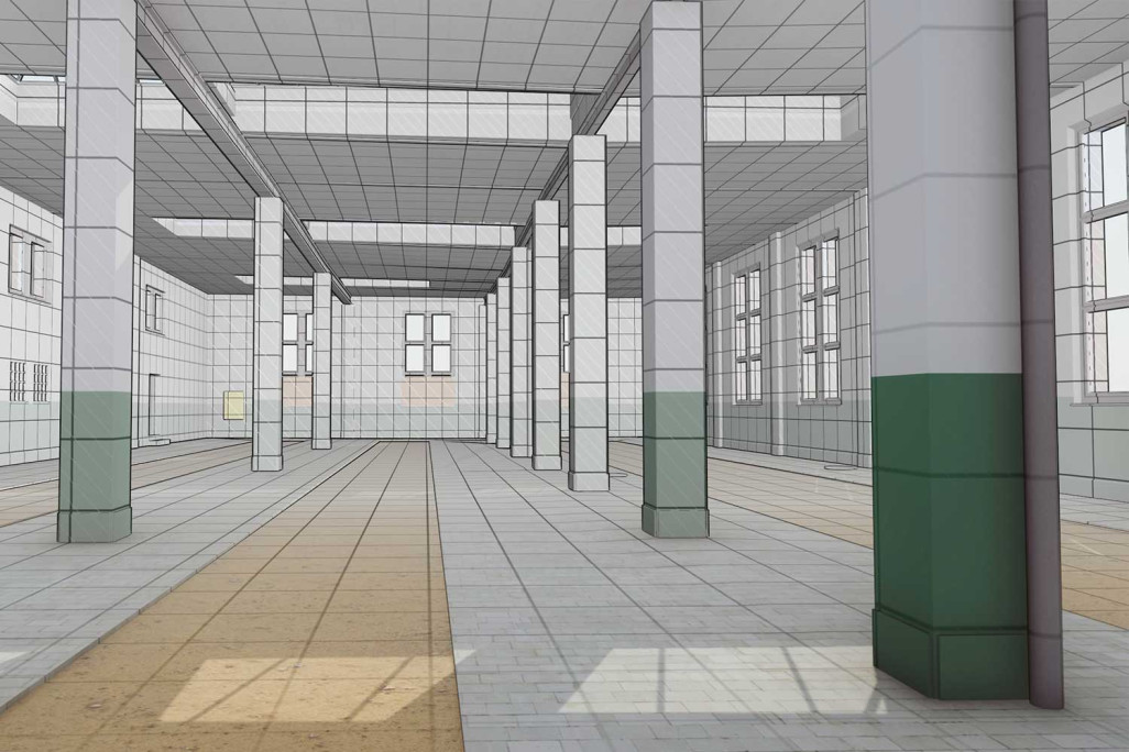 Lokremise Chur, 3D-Modellierung, HMQ AG