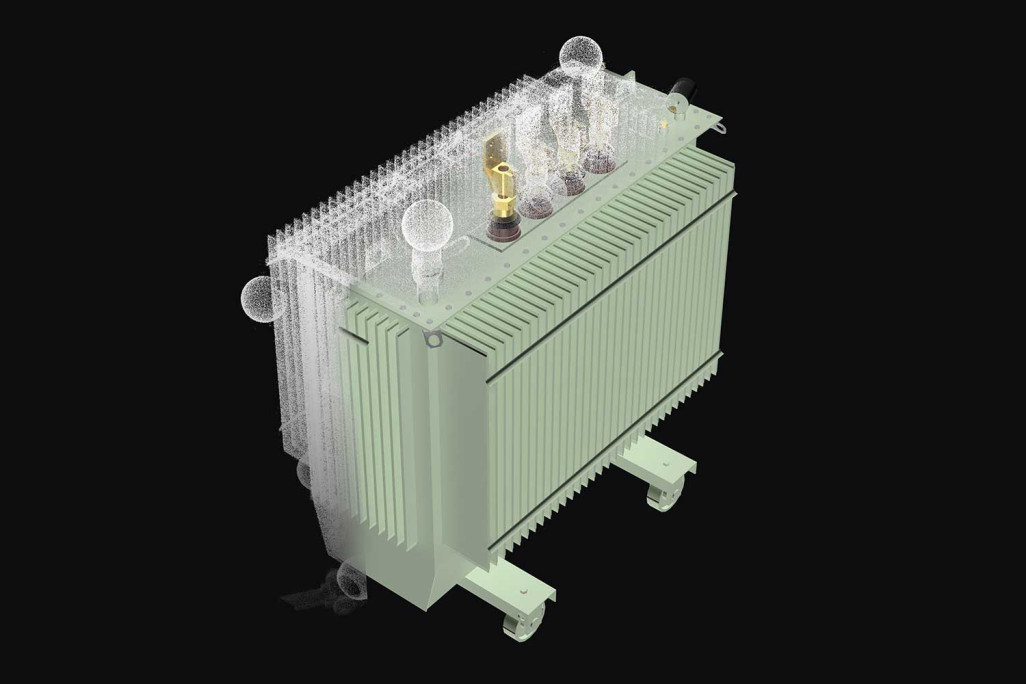 Hamilton, 3D-Modell Trafo aus 3D-Laserscanning, HMQ AG