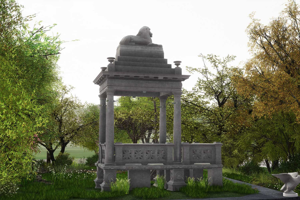 Löwenpavillon, 3D-Modeling, HMQ AG