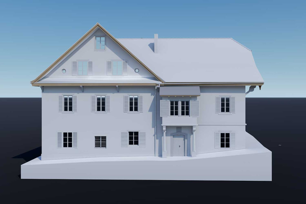 3D-CAD-Modell in ArchiCAD, HMQ AG