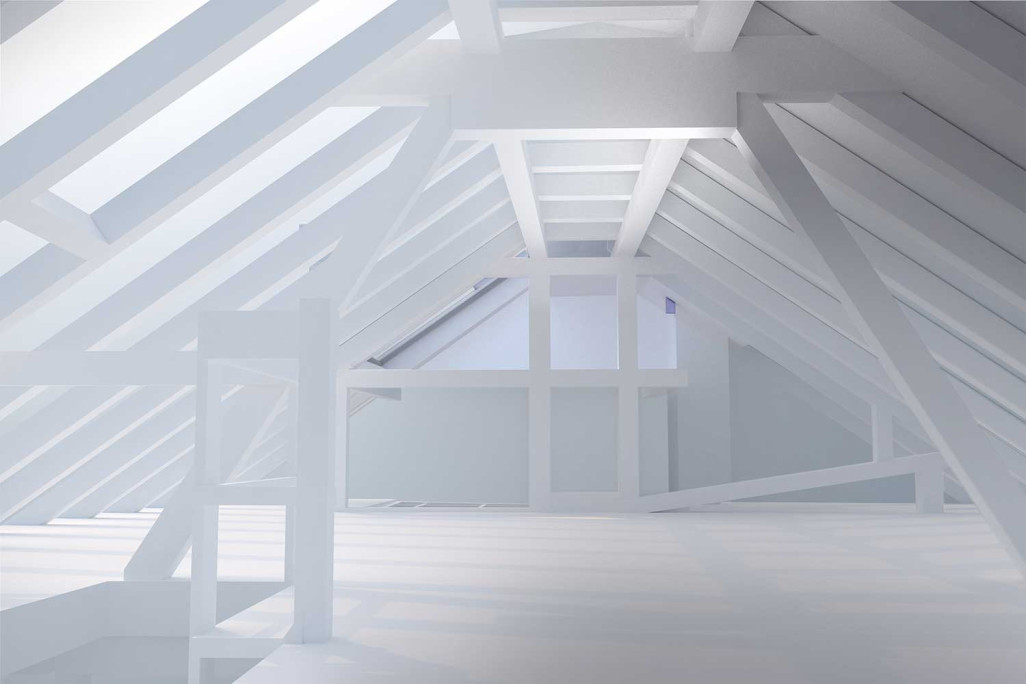3D-Modellierung Dachkonstruktion, HMQ AG