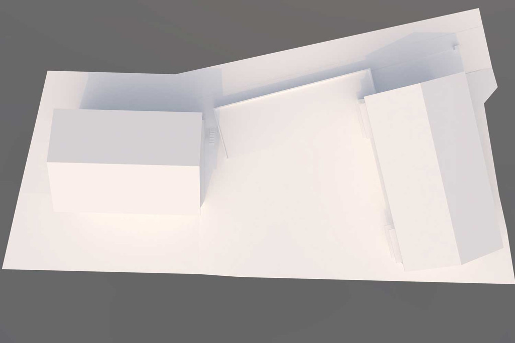 3D-Modellierung LOD 100 für Berechnung der Baumasse, HMQ AG