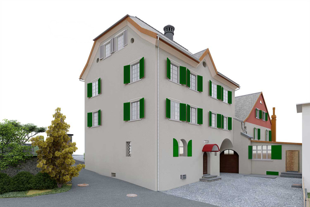 Azmoos SG, 3D-CAD-Modell, HMQ AG