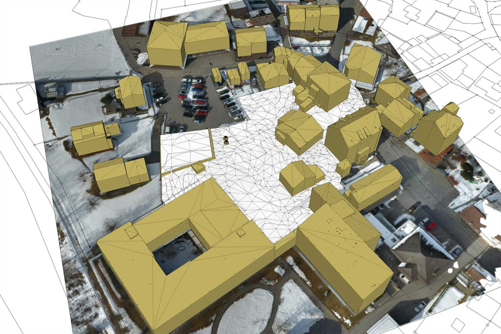 3D-Modell aus Flugaufnahme für Modellbau, HMQ AG