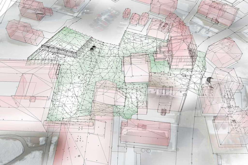 3D-Modellierung aus Flugaufnahme für Modellbau, HMQ AG