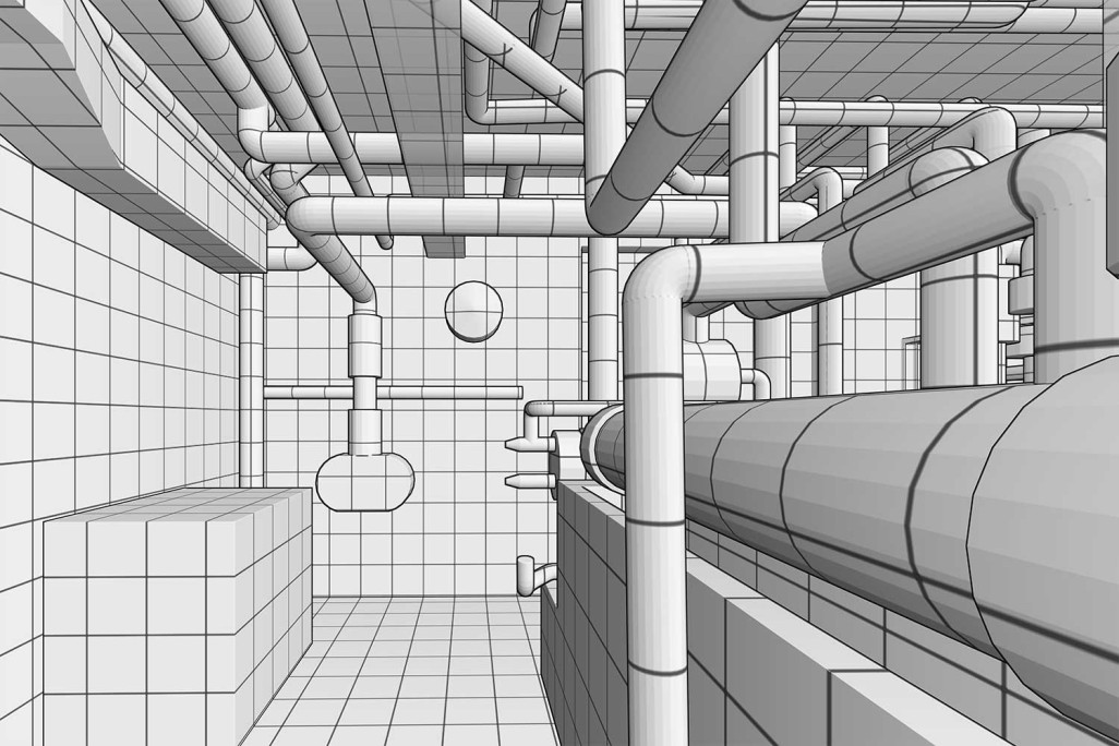 3D-CAD-Modellierung mit Haustechnik, HMQ AG