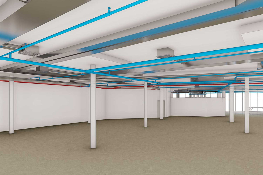 3D-Modellierung mit Leitungen, HMQ AG