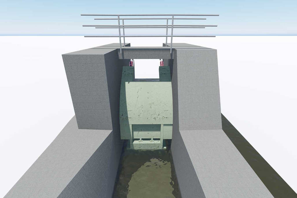 3D-CAD-Modell, Wasserkraft Graubünden, HMQ AG