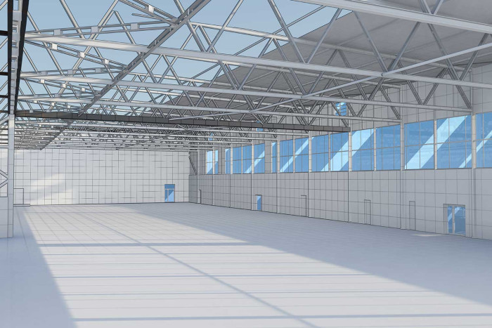 Flugplatz Hangar
