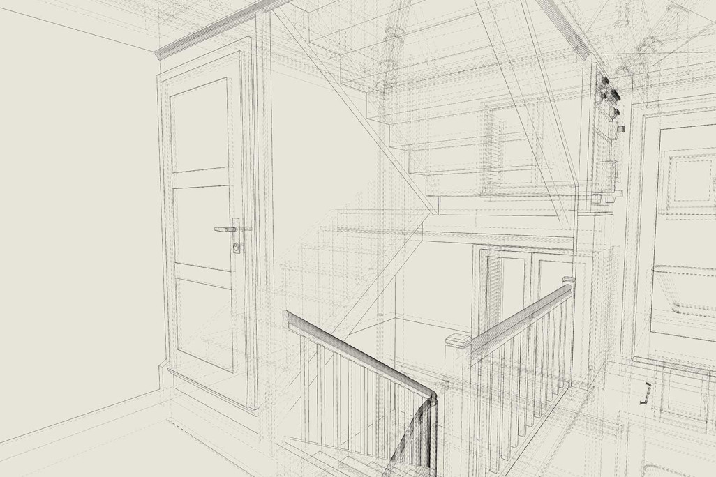 3D-Modeling, Stairway, HMQ AG