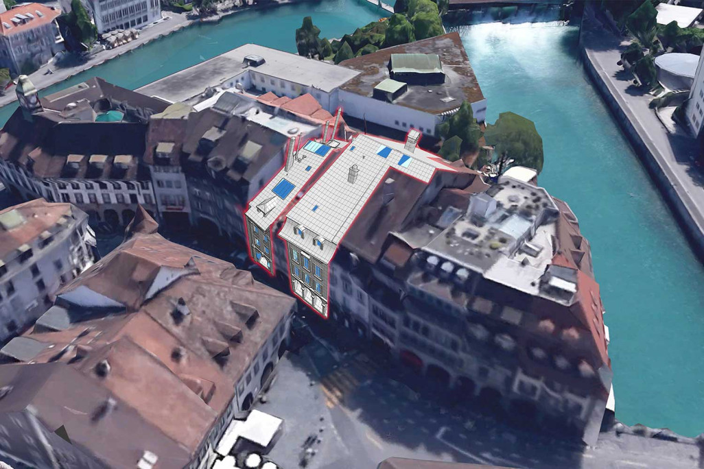 3D-Modellierung in Thuner Altstadt, HMQ AG