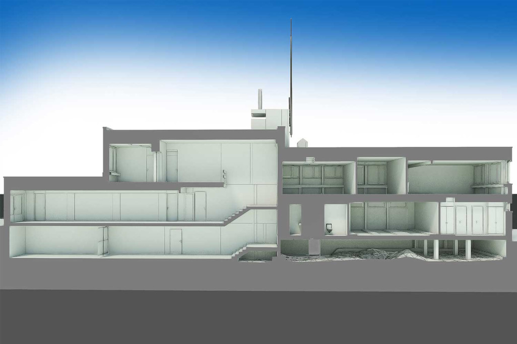 3D-Modell Schnitt, HMQ AG