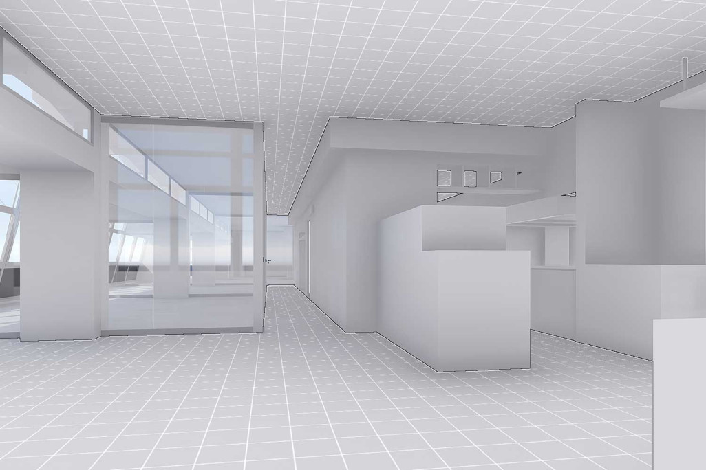 3D-CAD-Modell, Seniorenwohnheim Eggölzli, HMQ AG