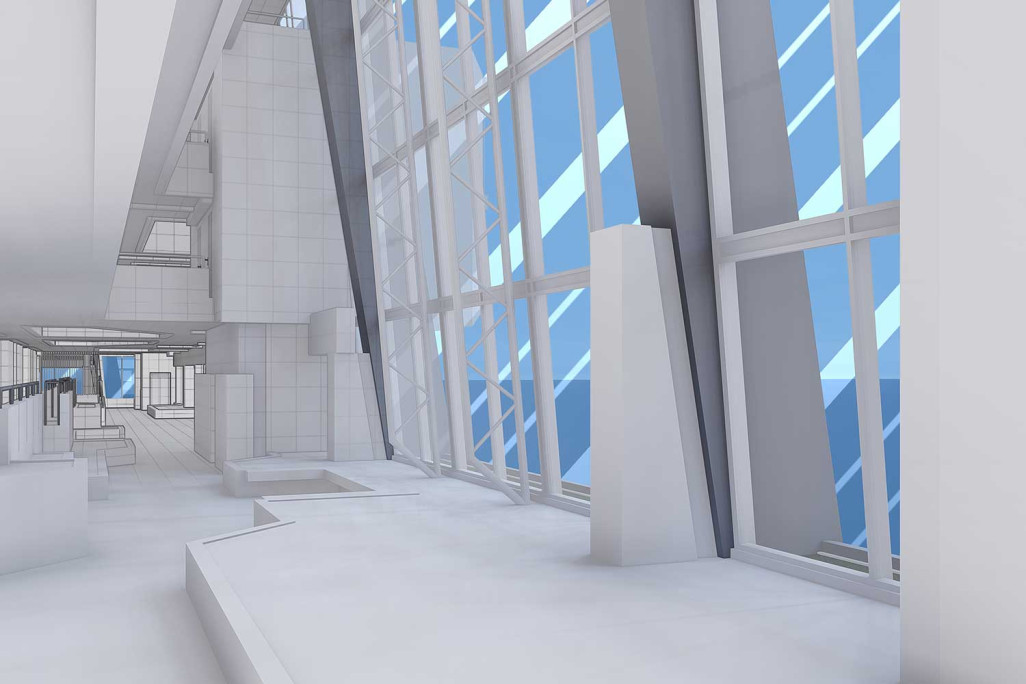 3D-Modell, Seniorenwohnheim Eggölzli, HMQ AG