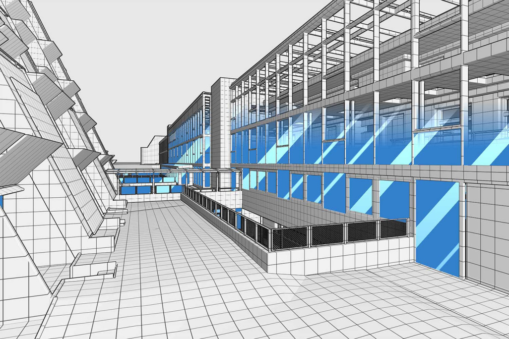 3D-Modellierung, Seniorenwohnheim Eggölzli, HMQ AG