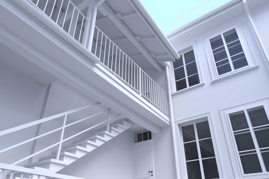 Bern BE, Altstadt, 3D-CAD-Modell, HMQ AG