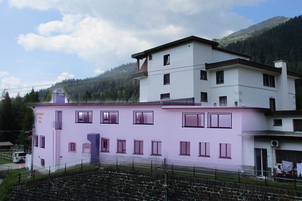 Davos, Hotel Kulm, 3D-CAD-Modellierung, HMQ AG